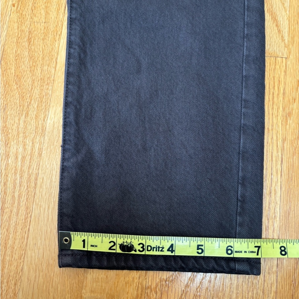 PacSun Dad Jeans - High Rise Straight Leg - Button Fly - Size 24 Charcoal Gray - Picture 5 of 12